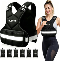 ROUFIT front view with pocket showing secure hands-free storage