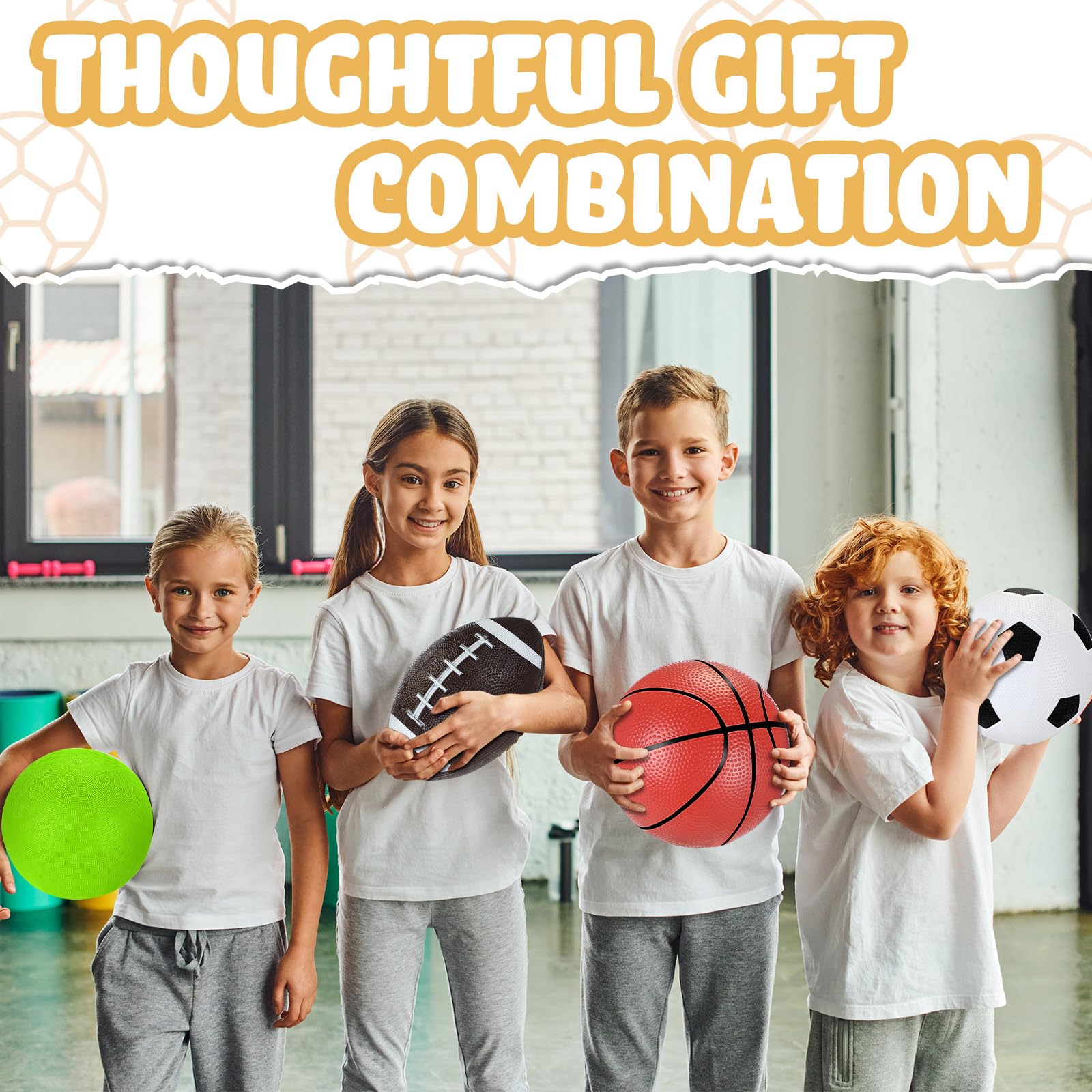 RoundFunny group of children using the balls at a park illustrating community play and donation impact