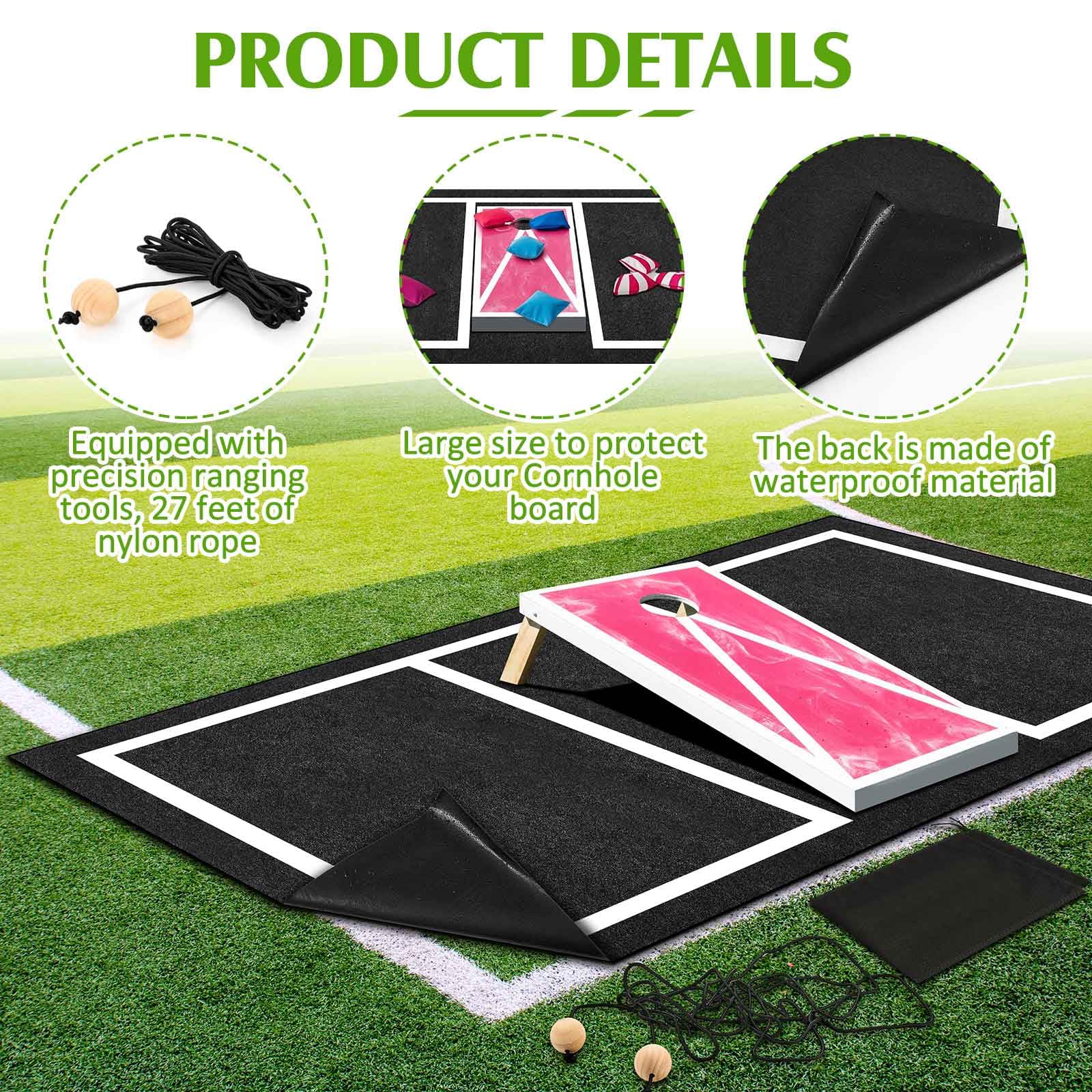 RoundFunny measuring rope with markers for fast setup accuracy