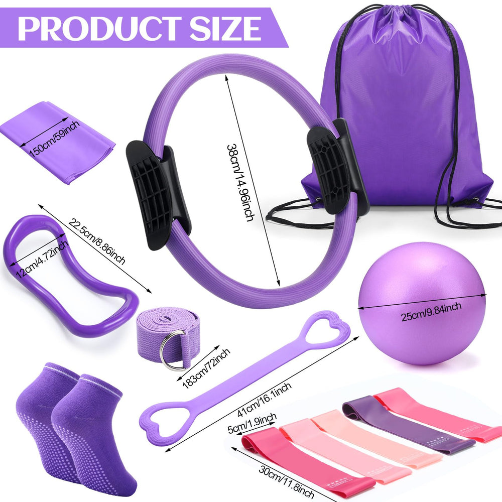 RoundFunny close-up of the purple pilates ring highlighting grip comfort and firmness