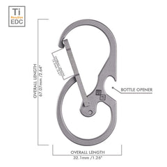 RovyVon U8 in hand scale view demonstrating ultralight titanium build for comfortable carry
