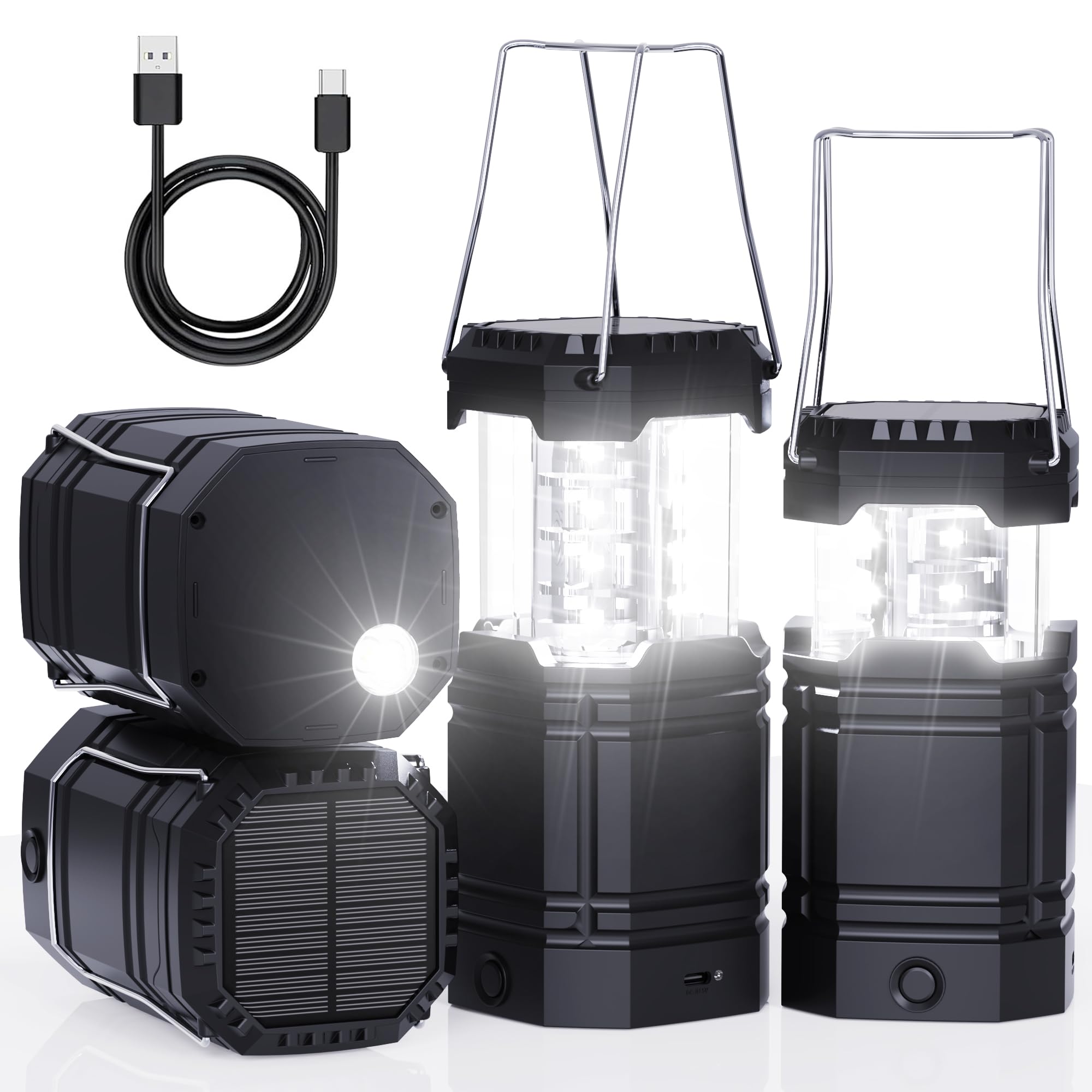 Roxicosly front view of four-pack showing ready backup lighting