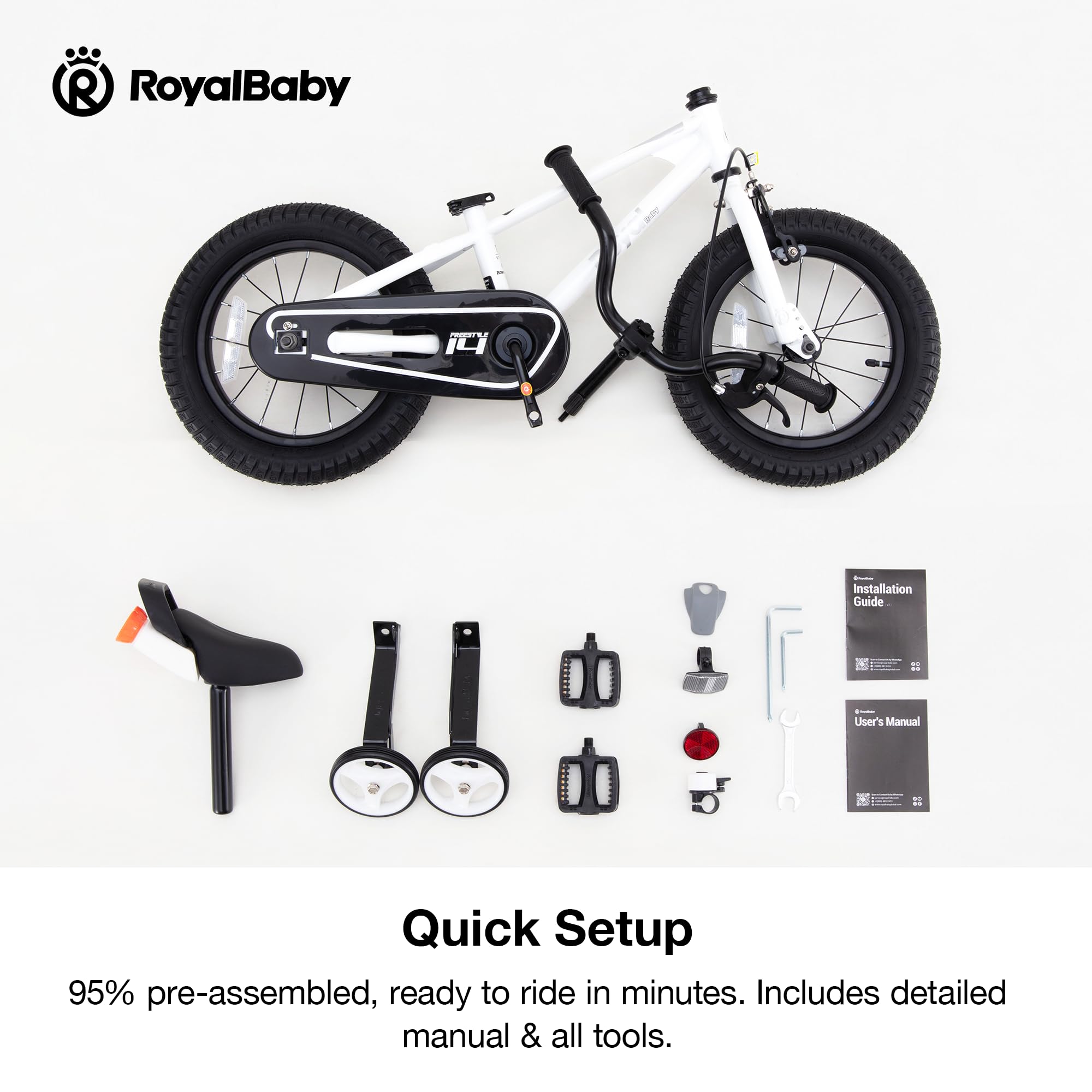 RoyalBaby included assembly tools and instructions for quick setup