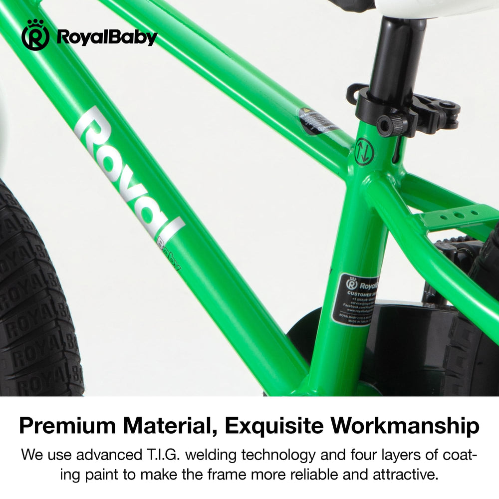 RoyalBaby adjustable seat and post offering growth-ready fit and comfortable riding
