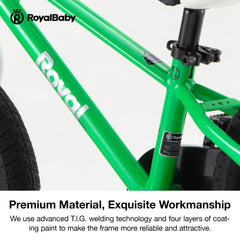 RoyalBaby adjustable seat and post offering growth-ready fit and comfortable riding