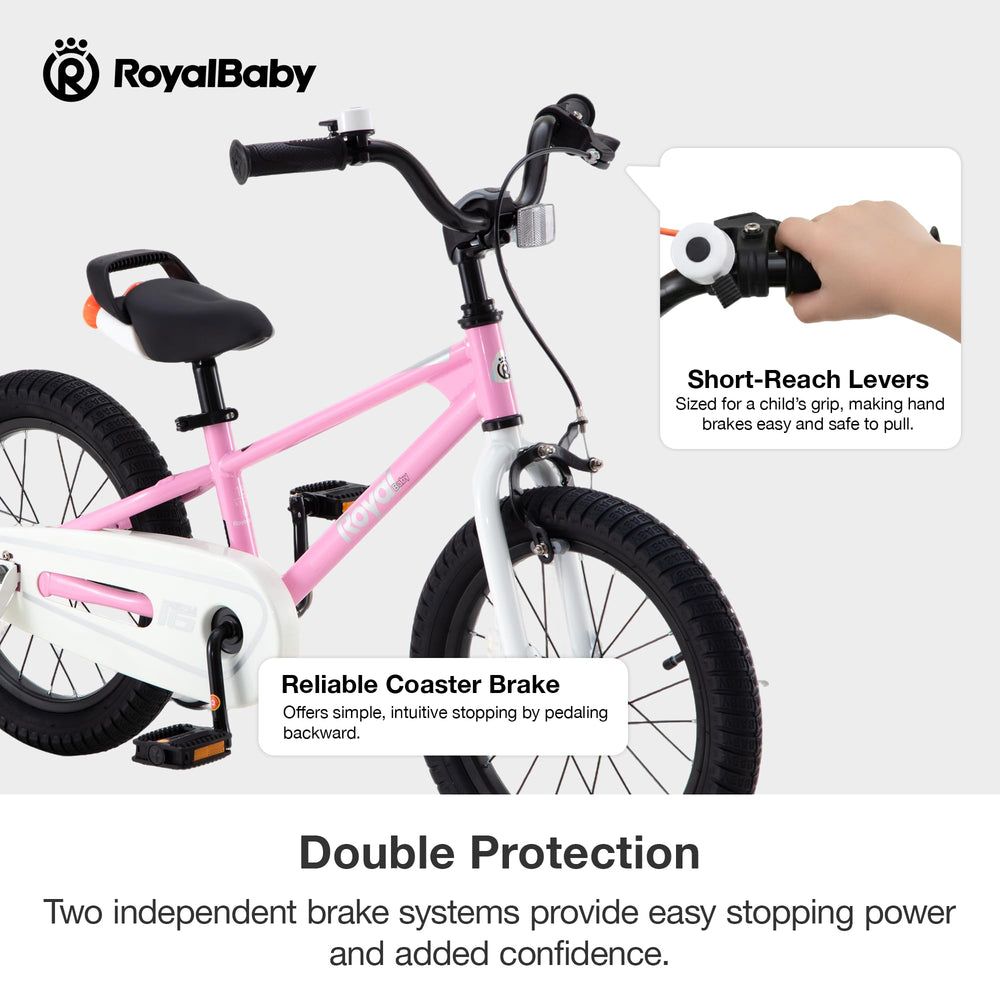 RoyalBaby water bottle and chain guard detail for convenience and safety