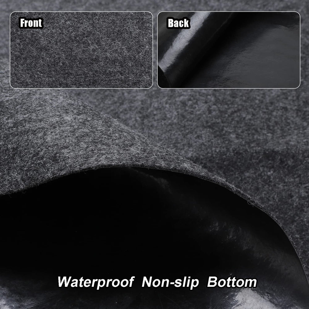 Roykaw underside waterproof backing visible preventing fluid penetration
