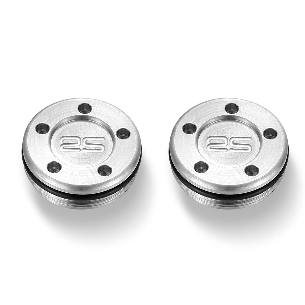 ROYMADE front view of two Newport putter weights showing fit and finish benefit