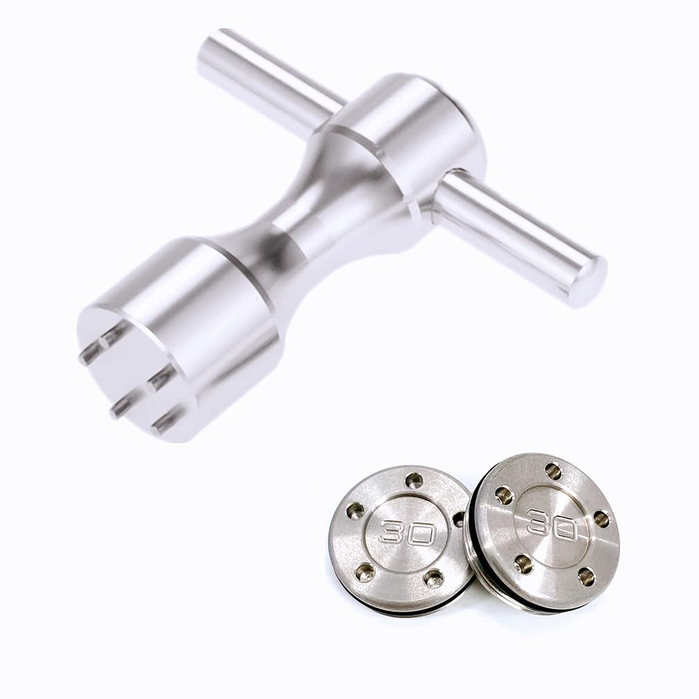 ROYMADE lineup of different gram weights for comparison, precise customization benefit