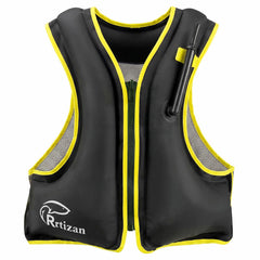 Rrtizan front-zip vest showing secure closure and quick on-off benefit
