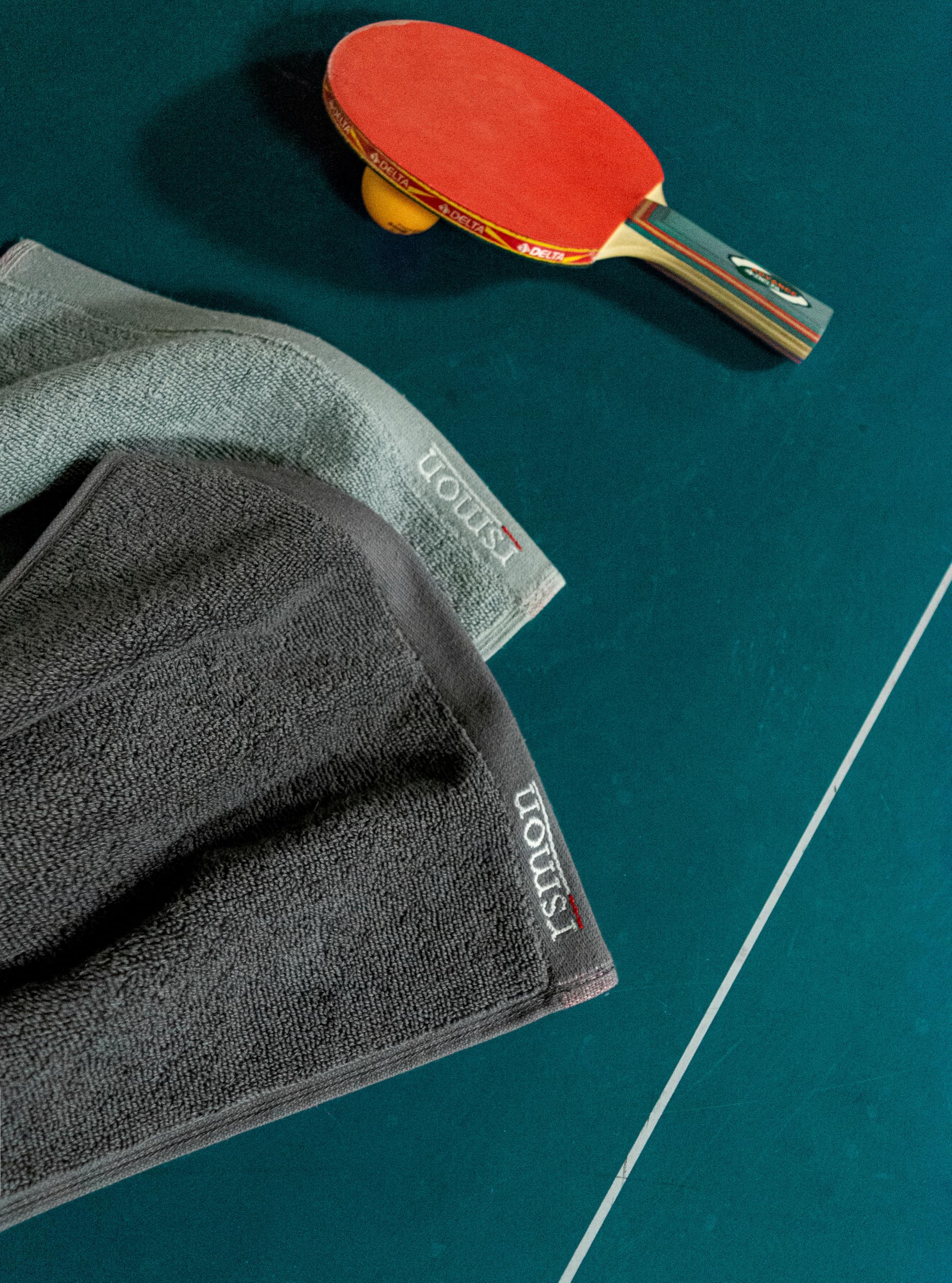 rsmon size comparison with water bottle demonstrating towel length and scale