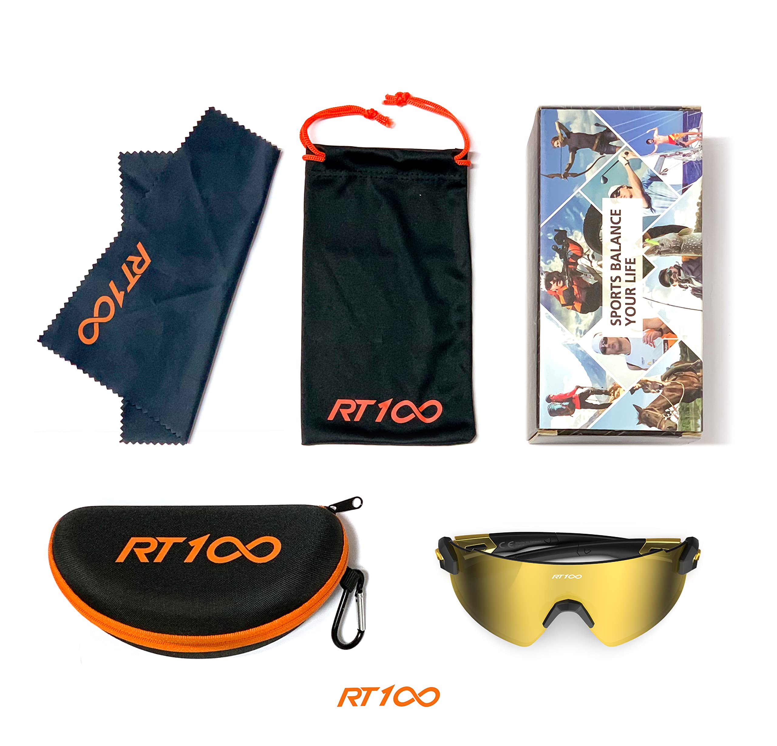 RT100 Kato side profile displaying wrap-around fit and visual field