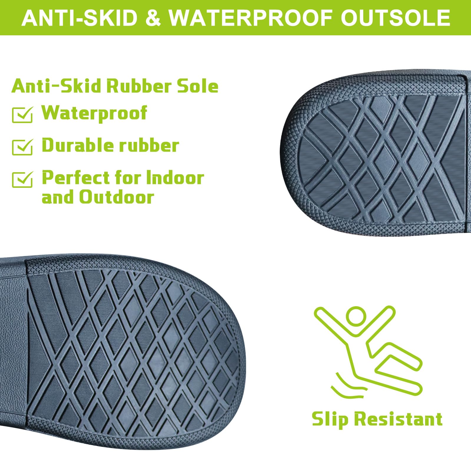 RTDEP slippers in use by a seated person in a cozy living room offering cordless warmth