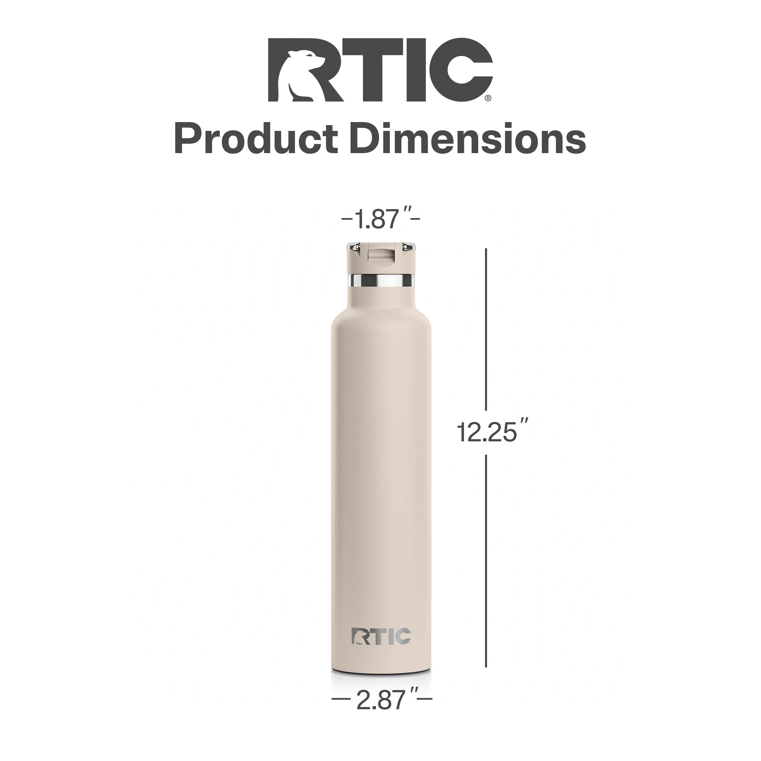 RTIC Journey recessed handle with carabiner for hands-free carry