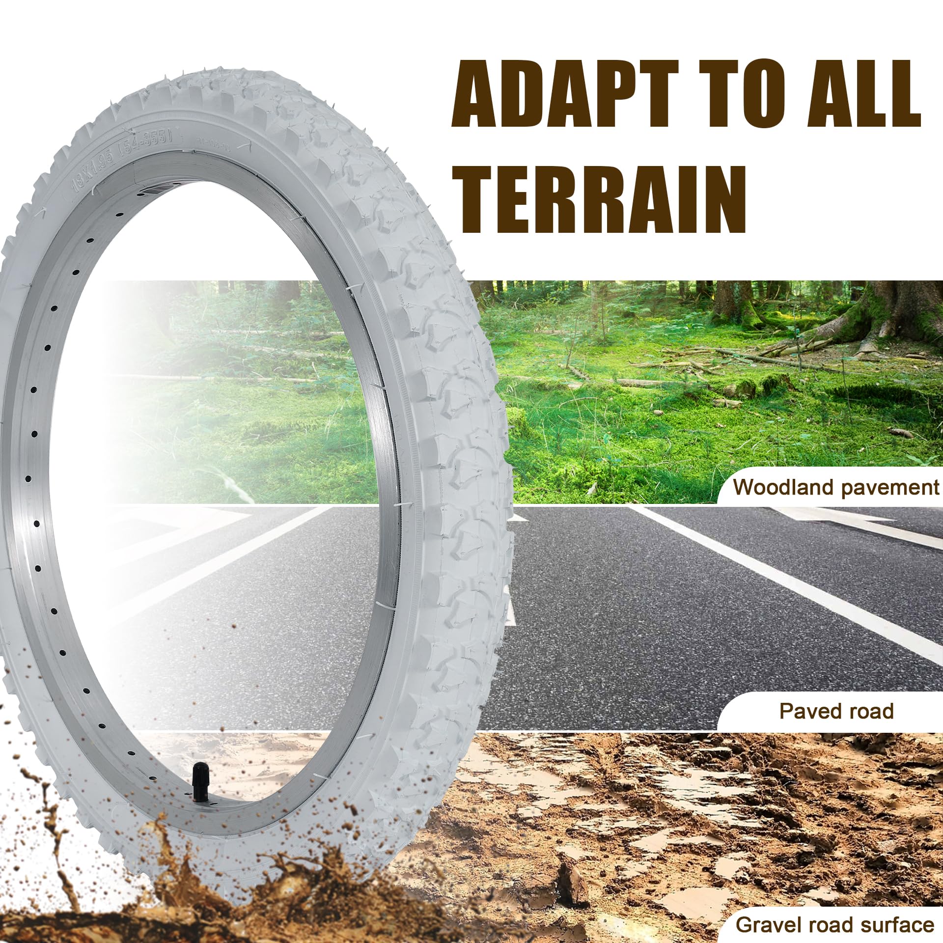 RUHUO folded tire compact for easy carrying and lightweight transport