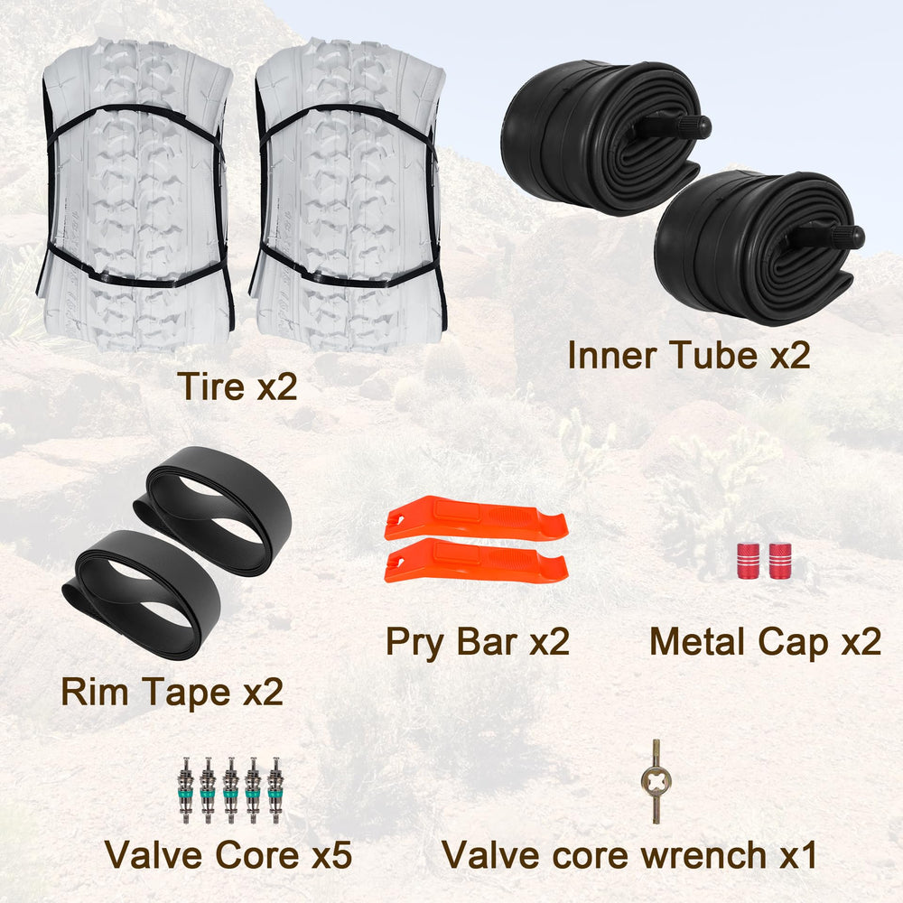 RUHUO tire mounted on 18-inch rim illustrating correct 50-355 fit and scale