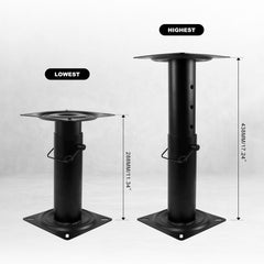 RULLINE machined base detail highlighting solid construction for stable support