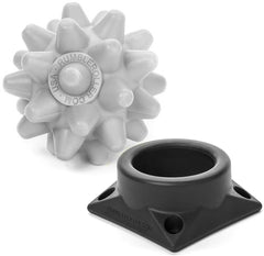 RUMBLE ROLLER Beastie front view showing shape and targeted pressure benefits