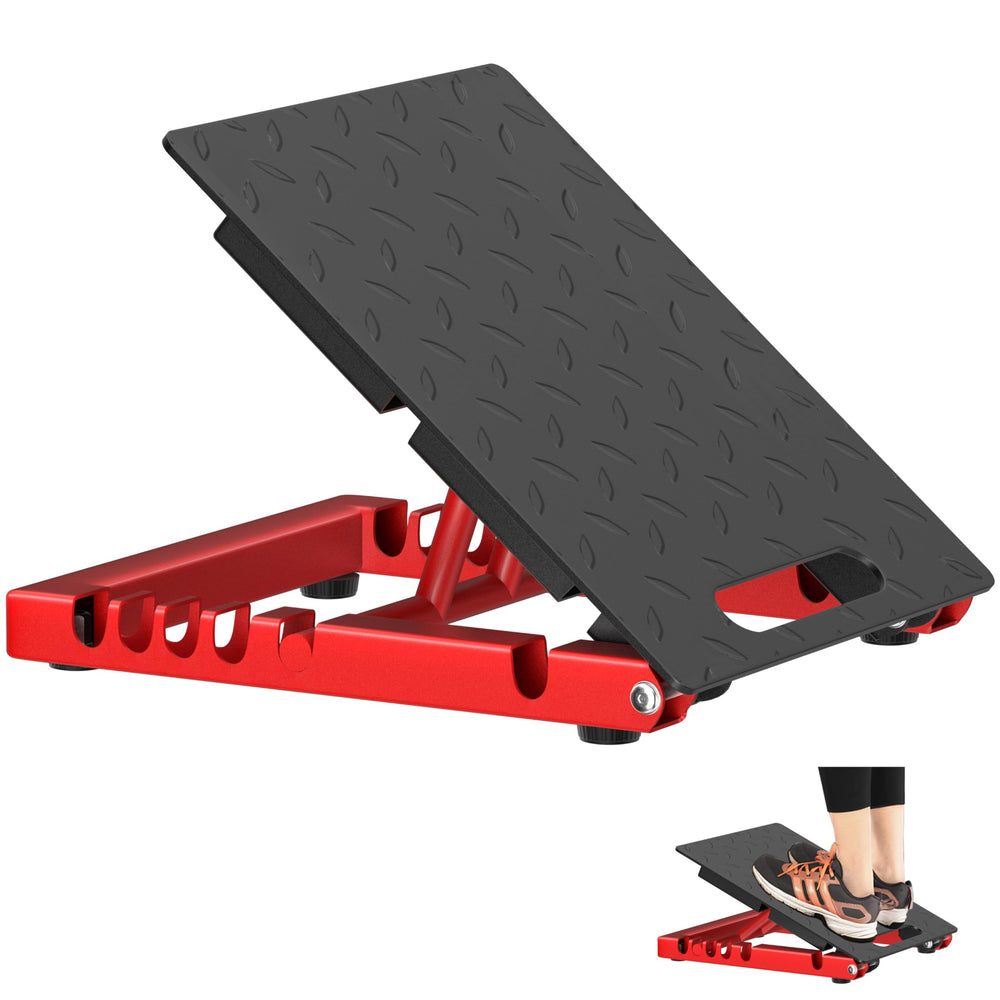 Rumoid slant board front view showing stable steel frame for secure stretches
