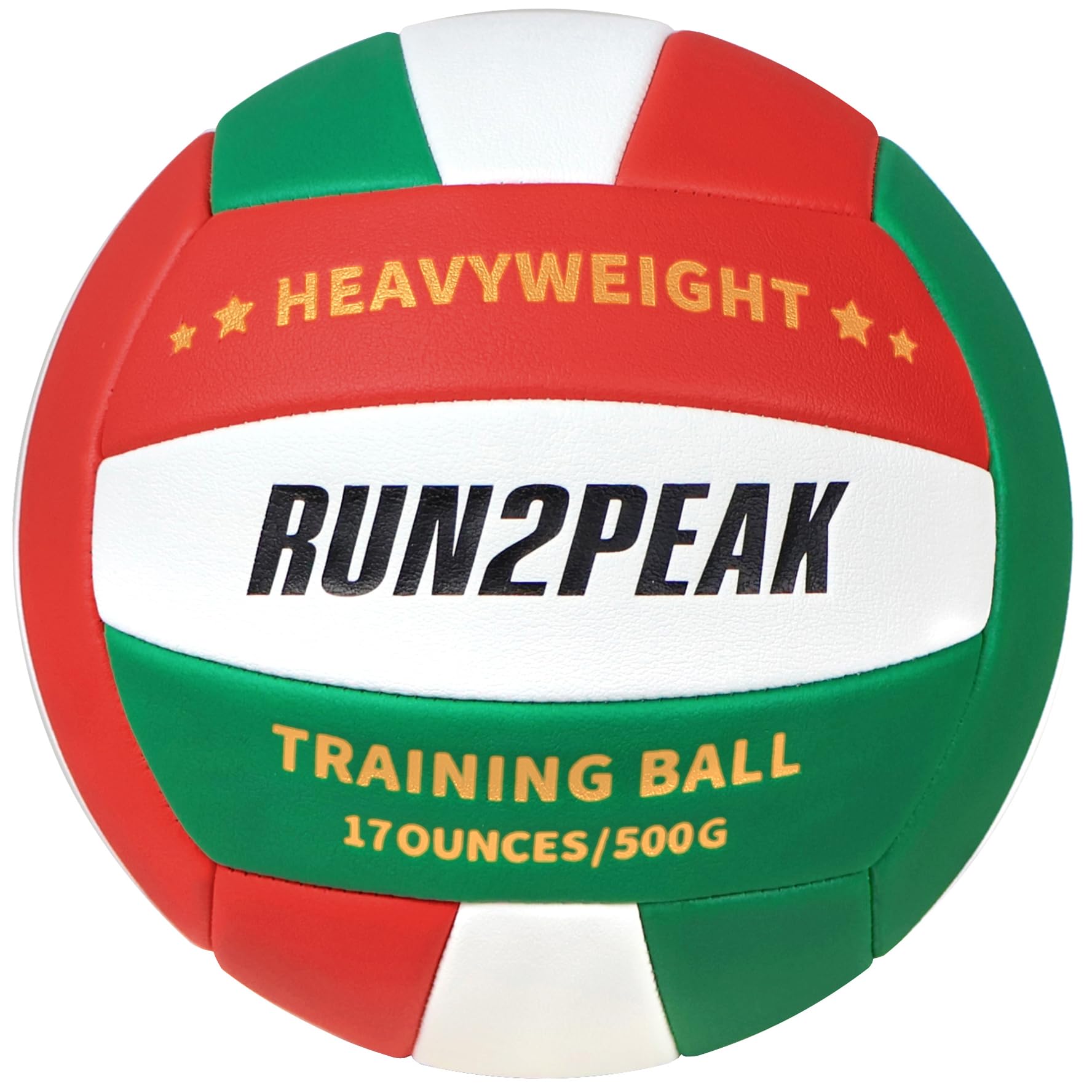 RUN2PEAK front view official size 5 ball shows professional training focus