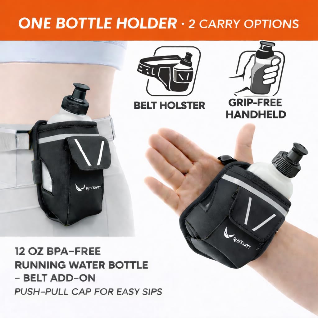 Runtasty close-up of breathable hand strap offering secure grip without squeezing