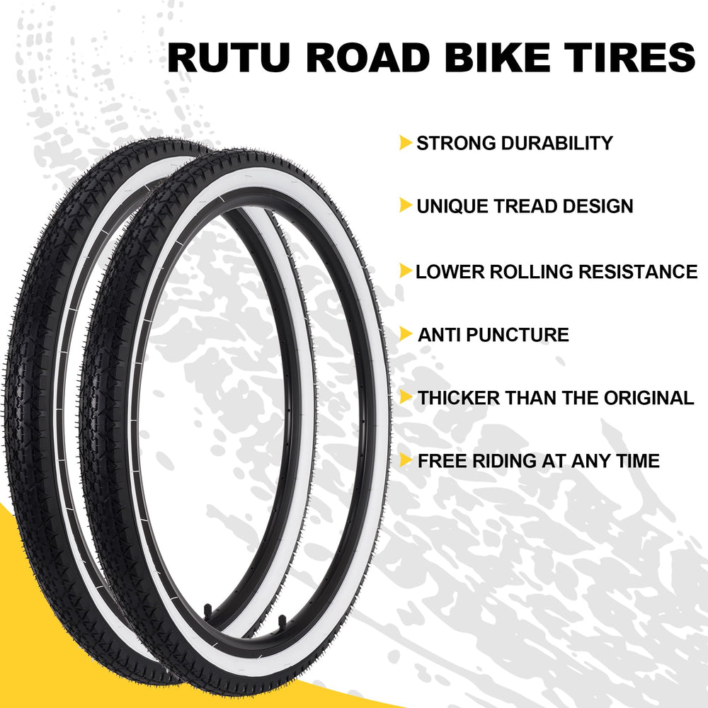 RUTU tire mounted on a beach cruiser illustrating handling and style benefit