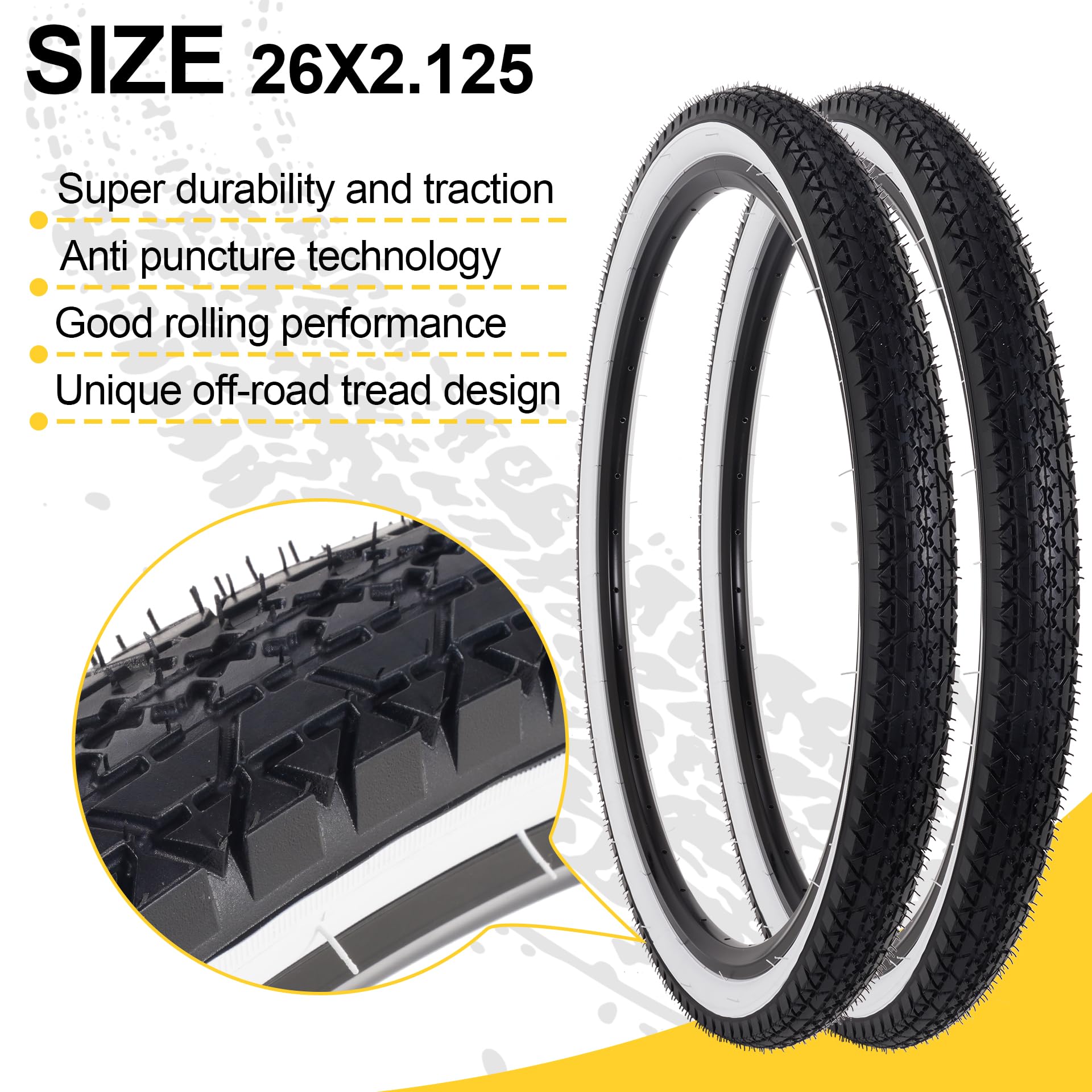 RUTU close-up of tread pattern highlighting grip and low-noise performance