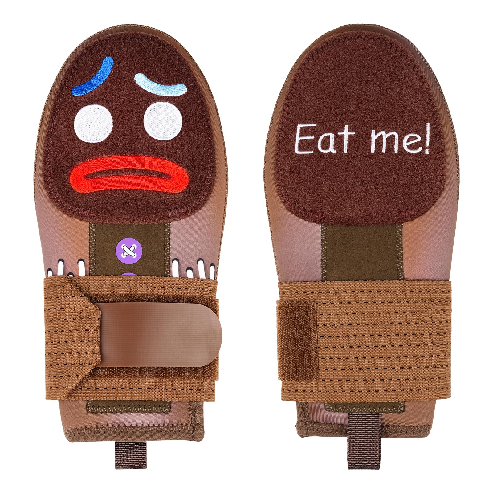 RVRAYS front view mitt showing playful gingerbread design and protection