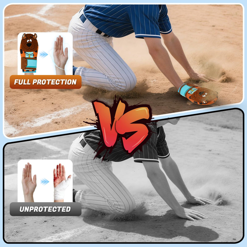 RVRAYS adjustable wrist strap securing mitt and stabilizing wrist