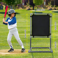 S SANGLE SOPFFY close-up of PVC strike-zone panel illustrating clear target and durable material