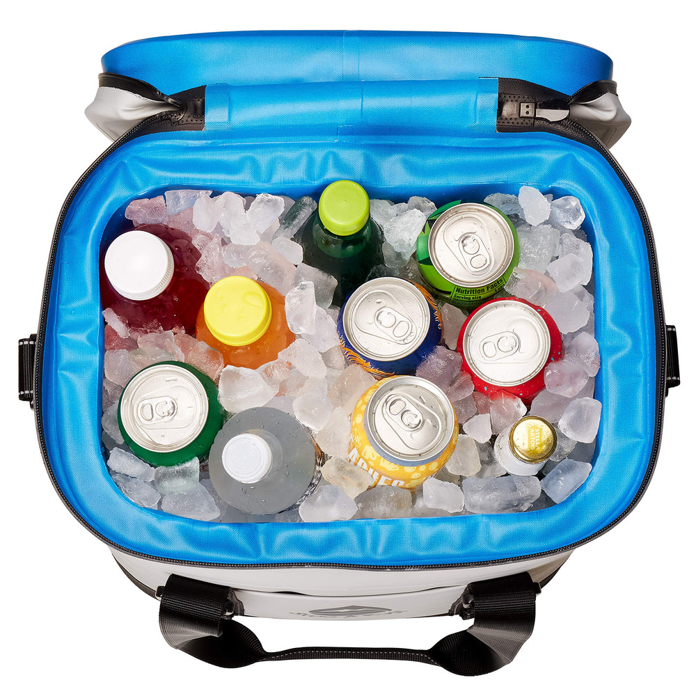 Såk Gear folded flat cooler showing space-saving storage benefit