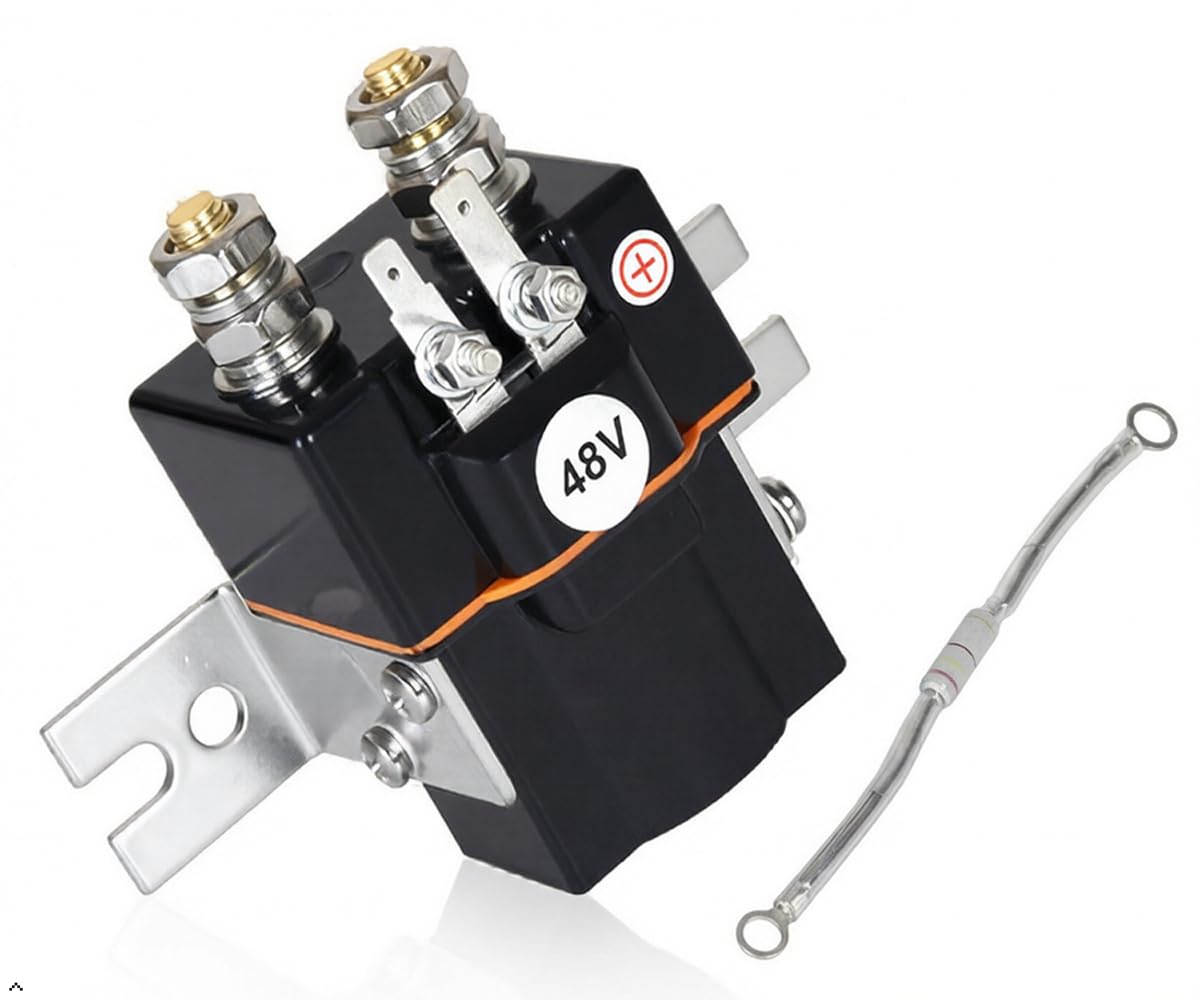 Sabeweile solenoid front view showing mounting and terminals for easy replacement