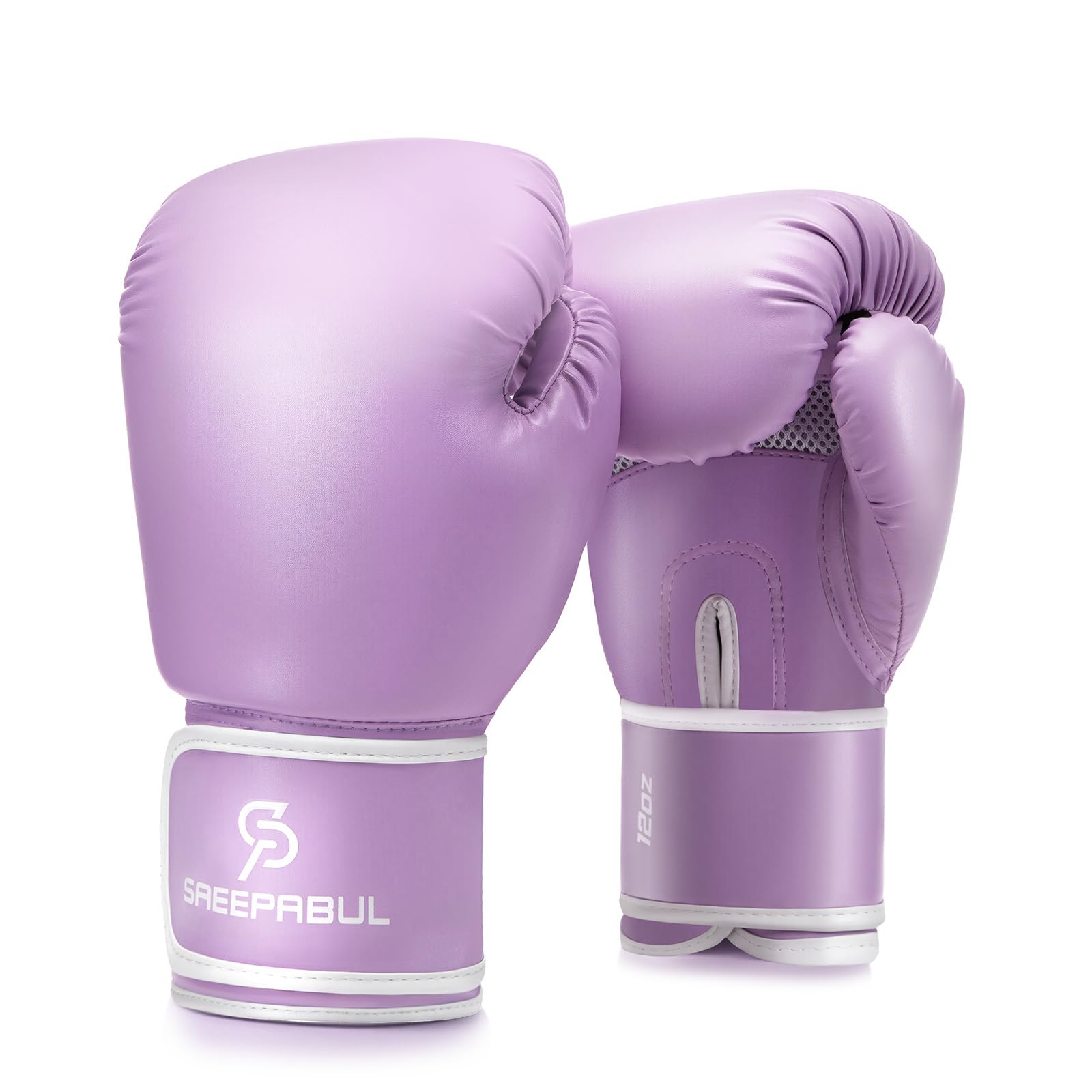 SAEEPABUL front view purple glove showing shape and secure fit benefit