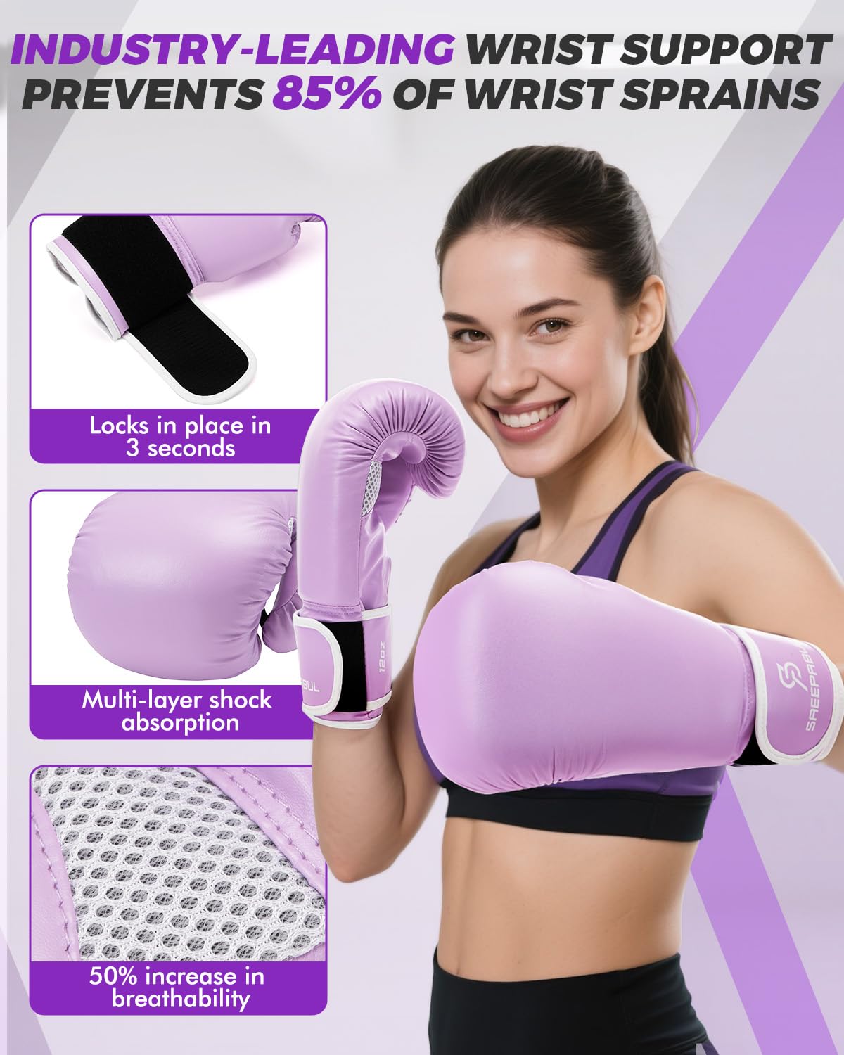 SAEEPABUL breathable lining image showing ventilation for fresher workouts