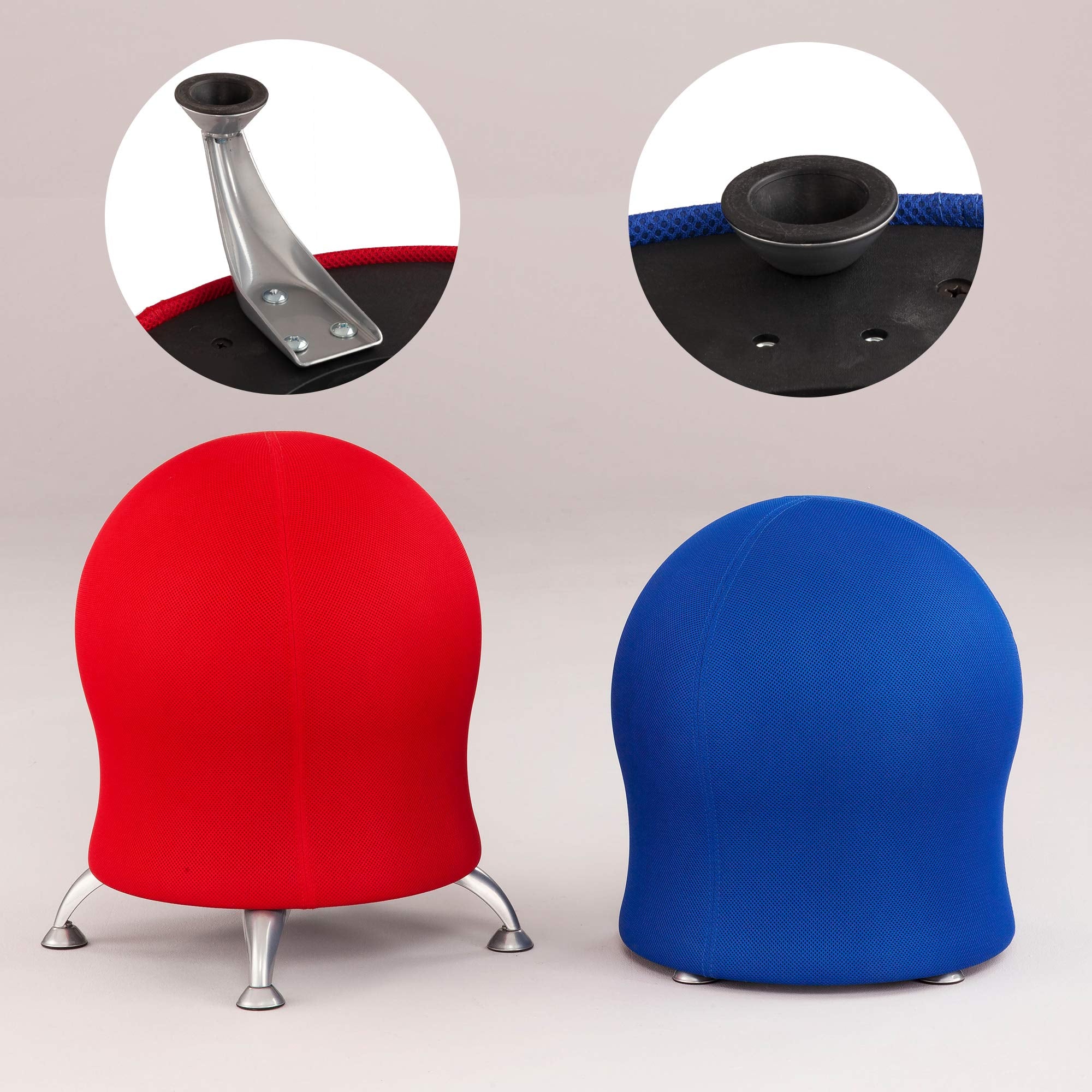 Safco Zenergy tucked under a desk to show compact storage and space-saving benefit