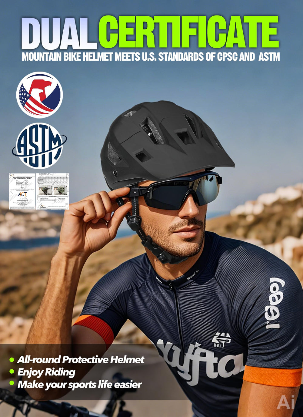Safuty1st rear dial fit adjuster for quick one-hand comfort tuning