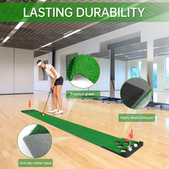 Sagsewful front border detail preventing golf balls from escaping