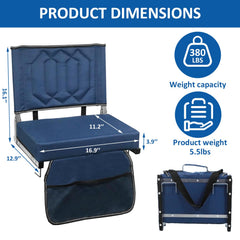 SAILARY close-up of ultra-soft foam backrest for lumbar support