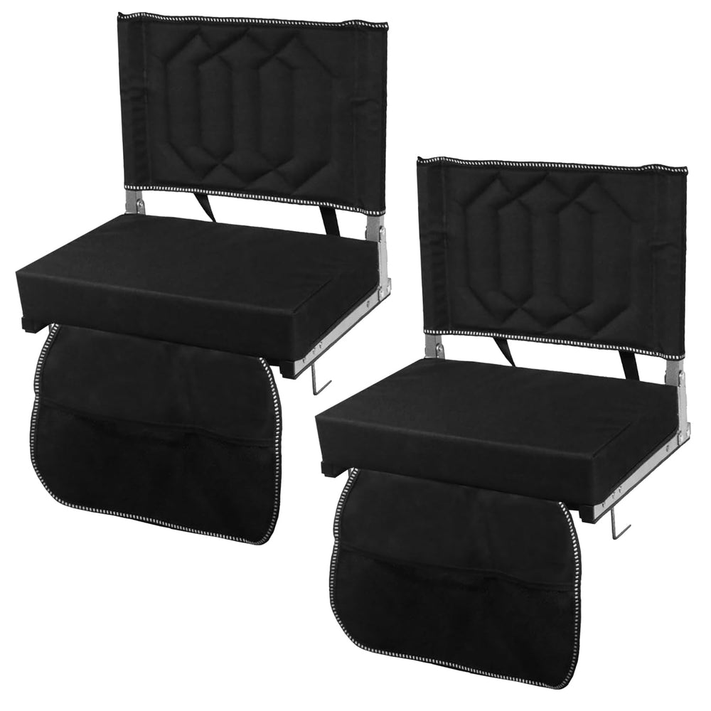 SAILARY front view of open seat showing padded back and cushion for comfort