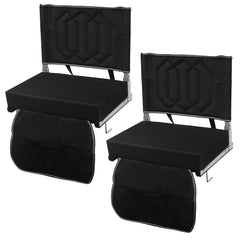 SAILARY front view of open seat showing padded back and cushion for comfort