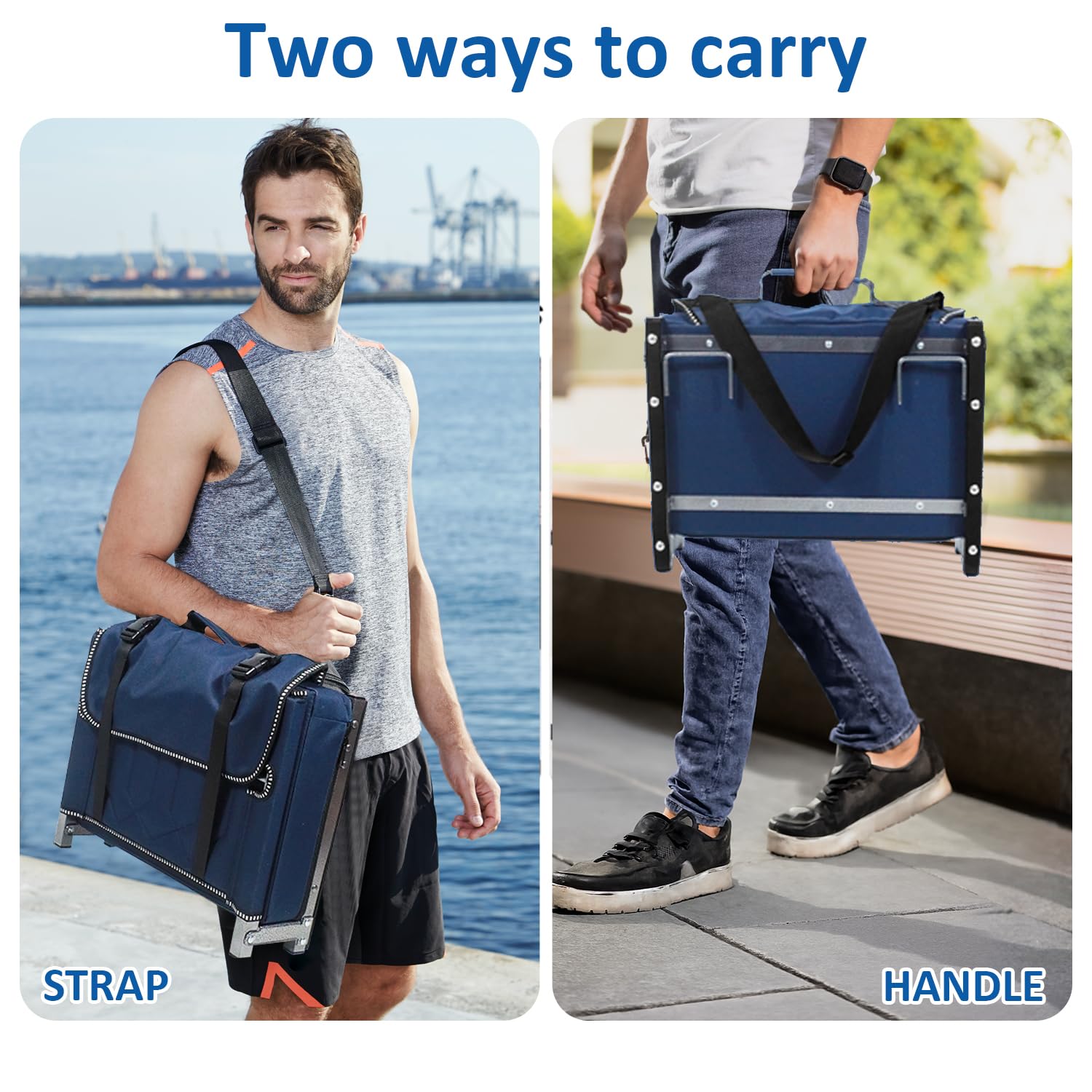 SAILARY side storage pocket holding phone and keys for convenient access