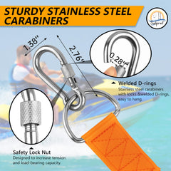 sailpref webbing and reinforced stitching detail showing durable load-bearing strength