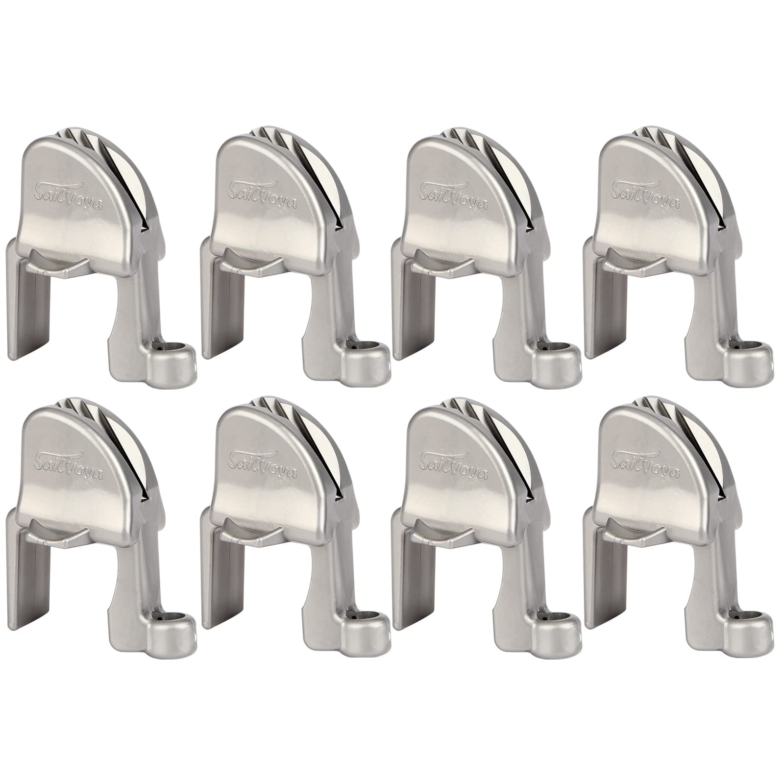 SailVoya front package showing eight gray fender clips and benefits