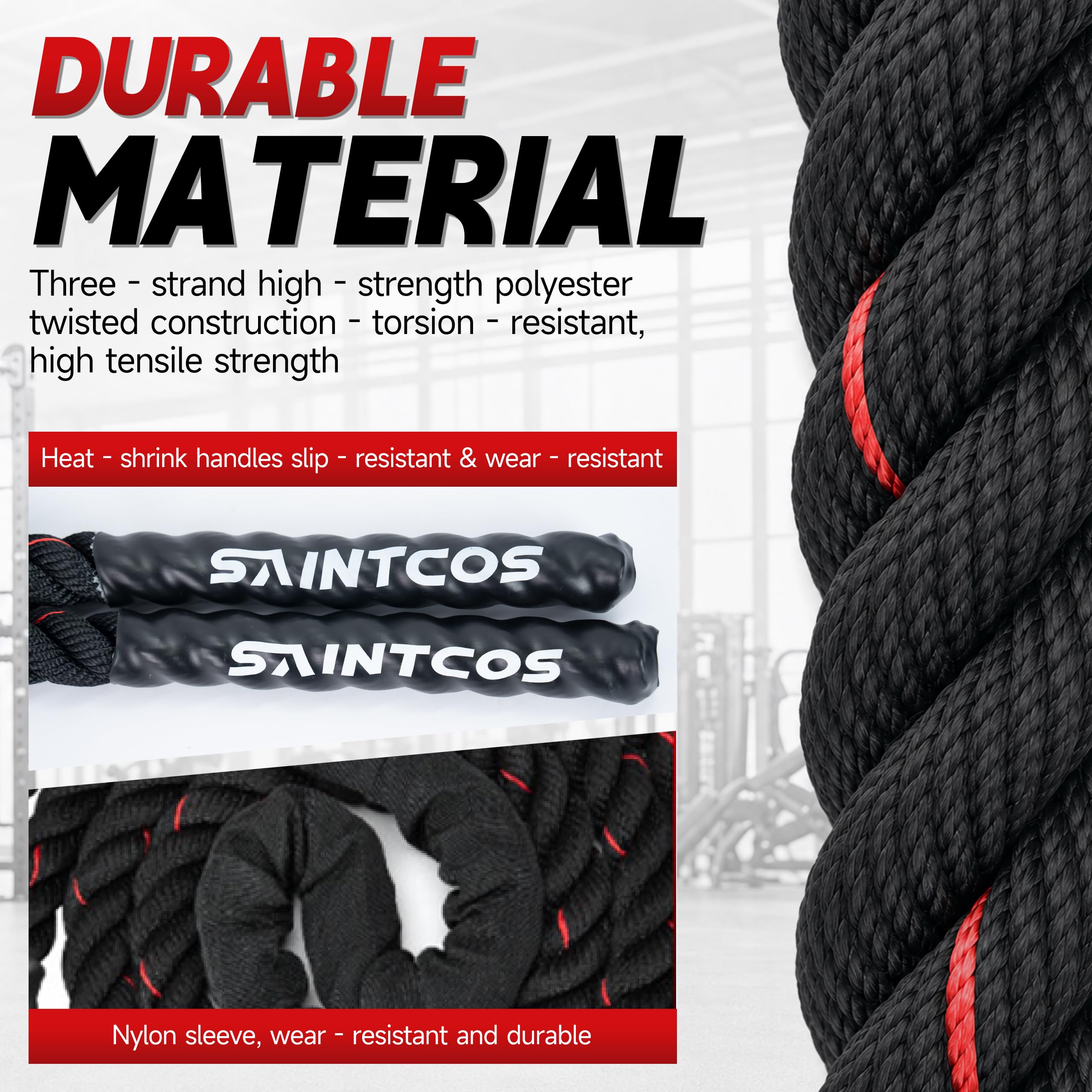 SaintCos rope in use for boxing conditioning boosting power and stamina