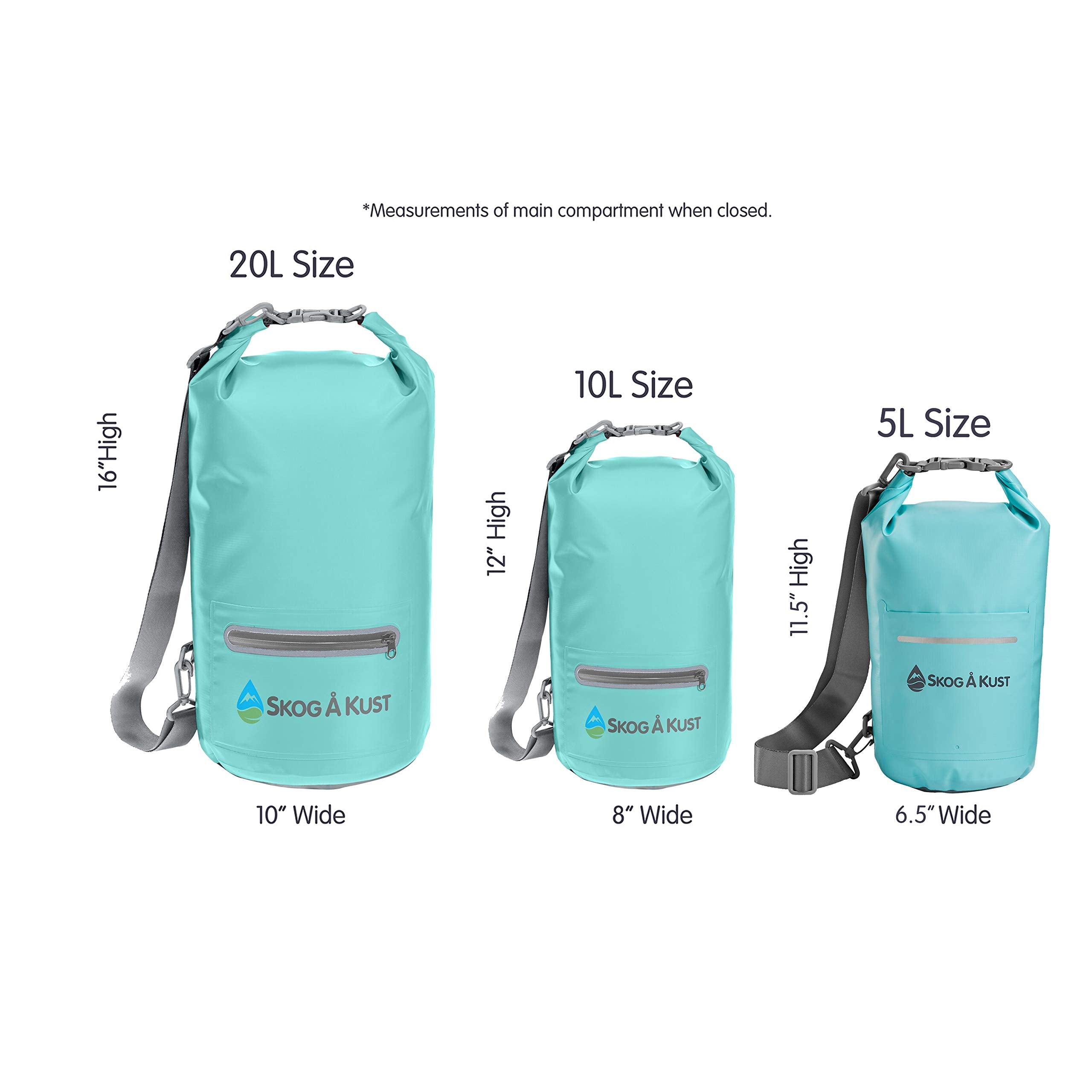 Såk Gear drysak exterior pocket closeup offering quick-access storage