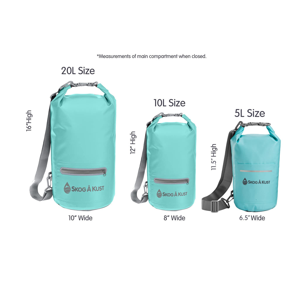 Såk Gear DrySak detachable shoulder strap and clip for comfortable carry