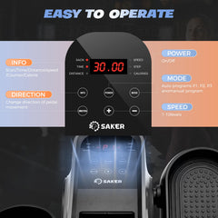 Saker wireless remote control in hand for convenient hands-free adjustments