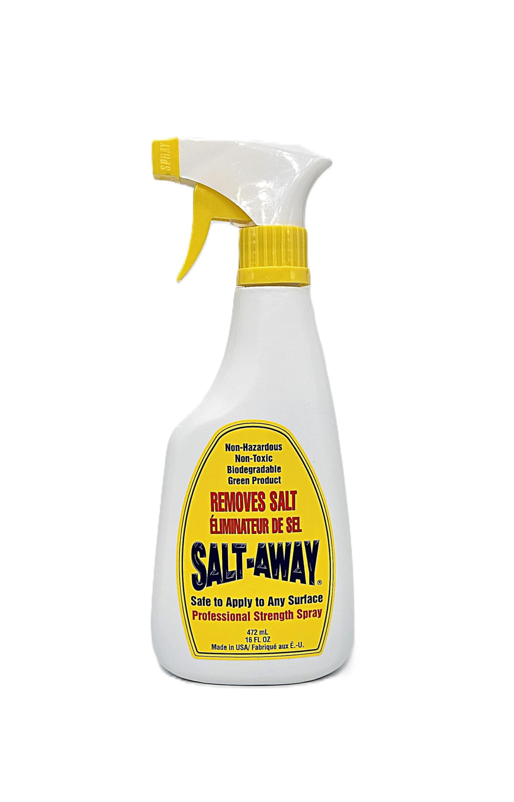 Salt-Away bottle front label showing brand and professional-strength benefit