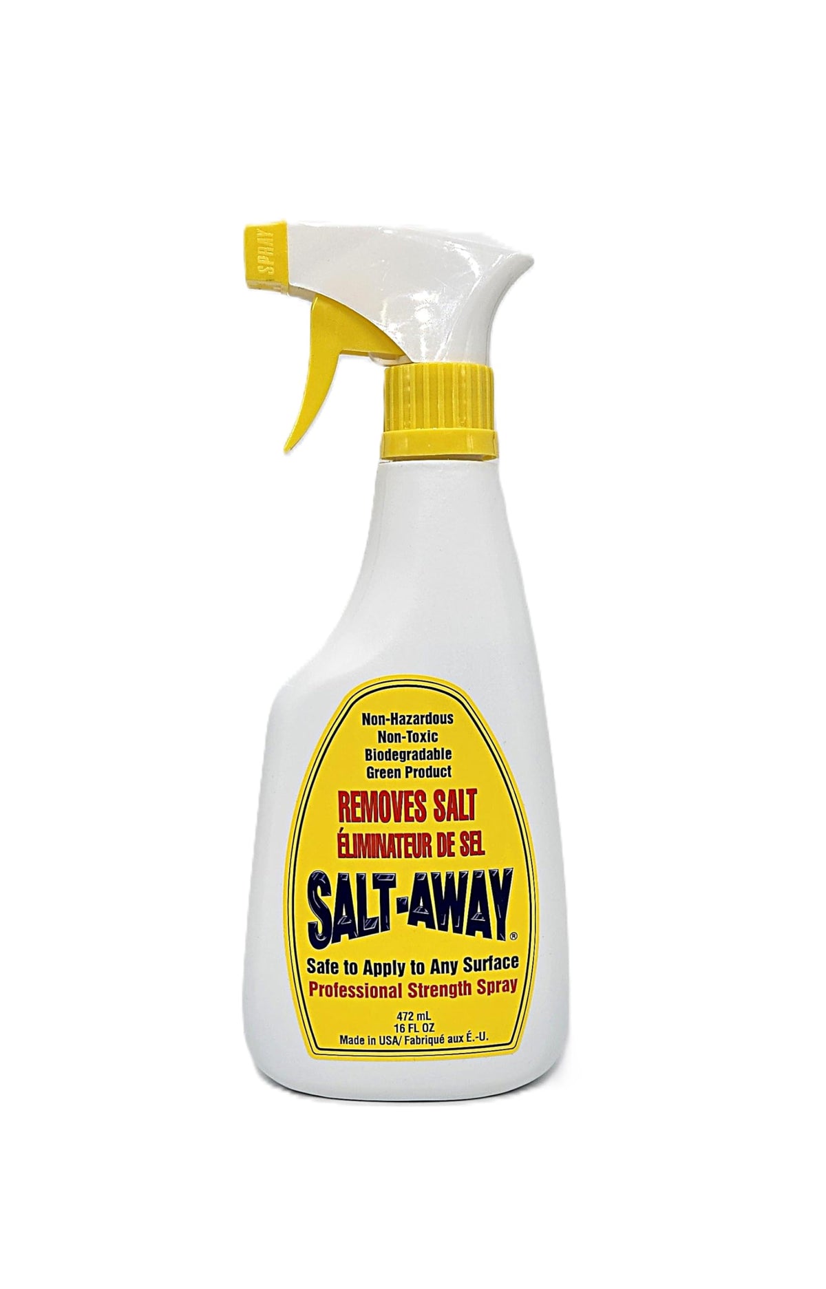 Salt-Away bottle front label showing brand and professional-strength benefit