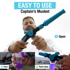 Salty Captain foam texture on hull cleaner demonstrating active cleaning action
